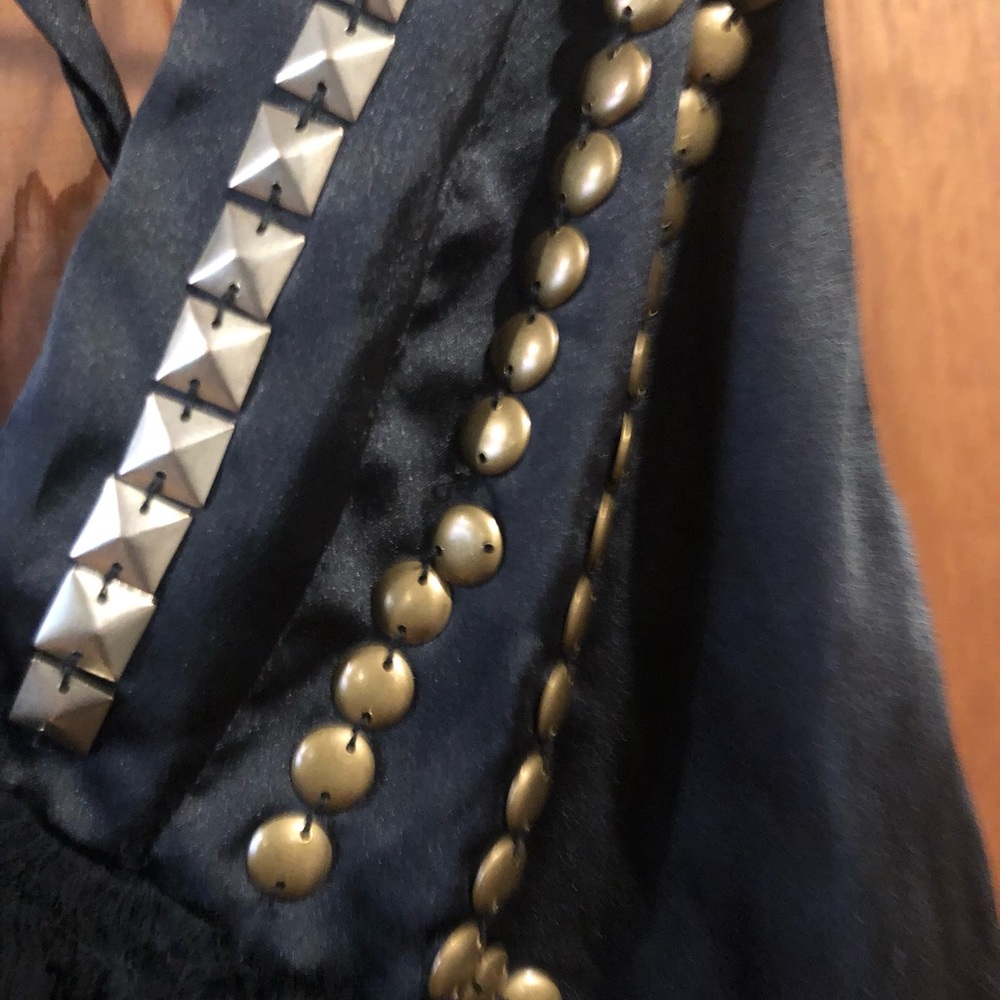 UO Moss Studded Mini Dress - Picture 3 of 4
